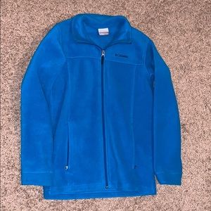 Women’s Columbia blue full zip jacket